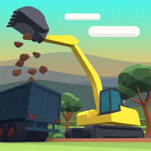 Captura de ecrã de Dig In: An Excavator Game